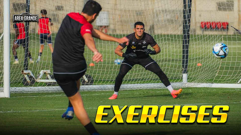 Goalkeeper training exercises